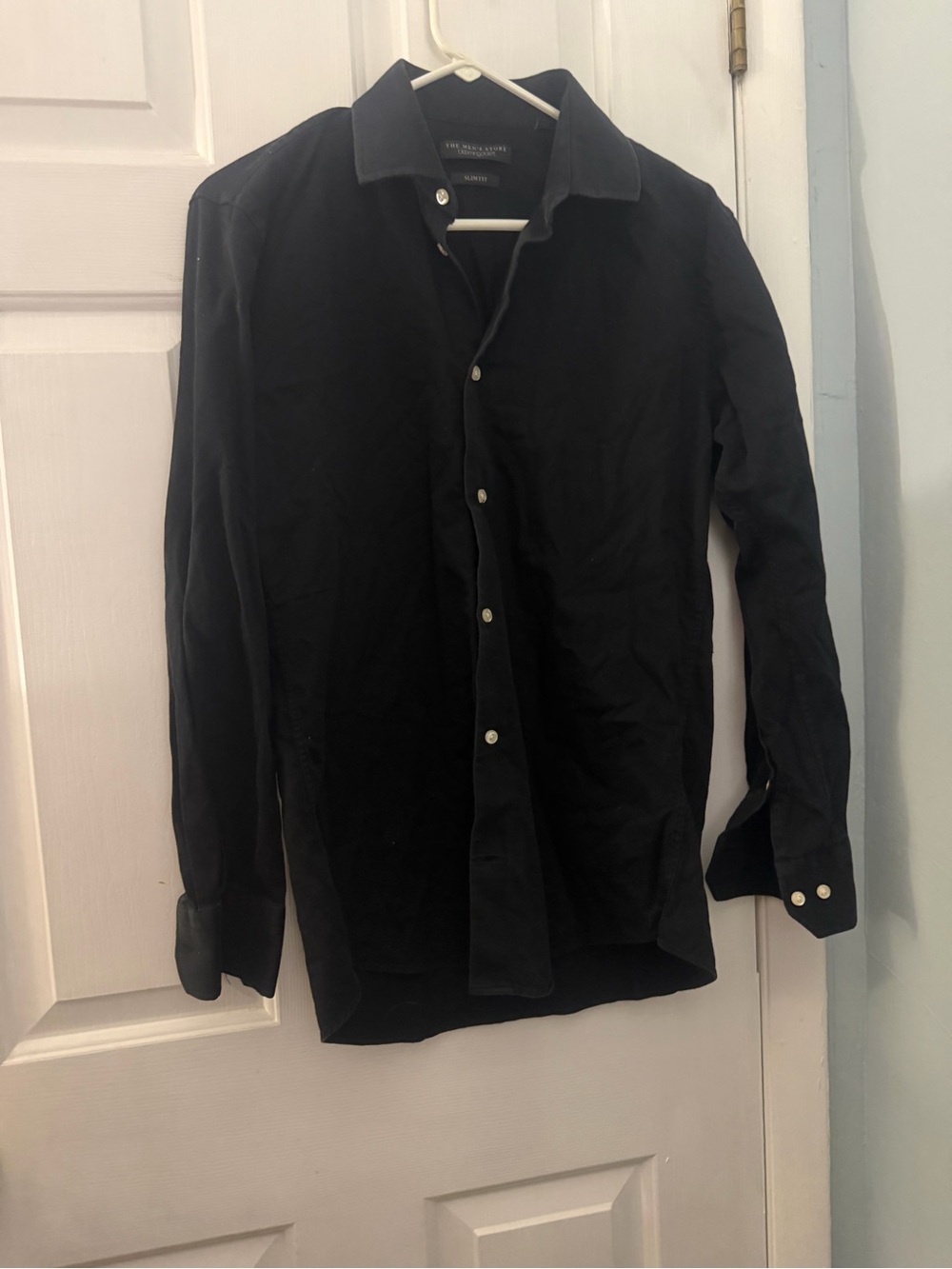 The Men’s Store Bloomingdale’s Men’s 15.5 32/33 Slim Fit Black Dress Shirt
